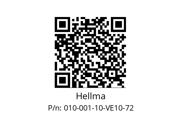   Hellma 010-001-10-VE10-72