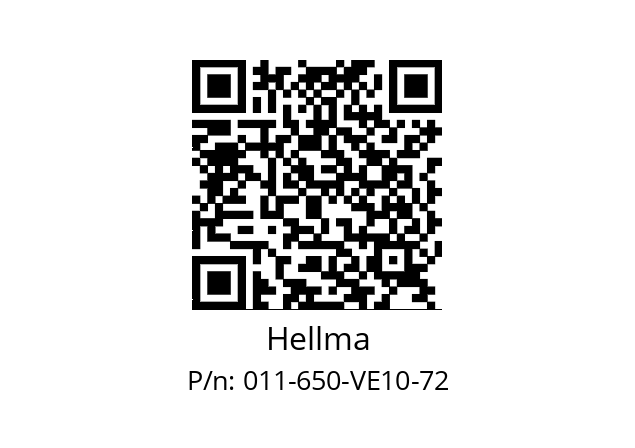   Hellma 011-650-VE10-72