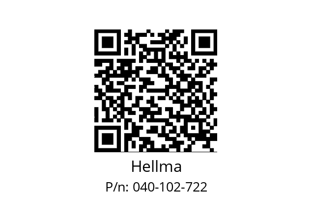   Hellma 040-102-722