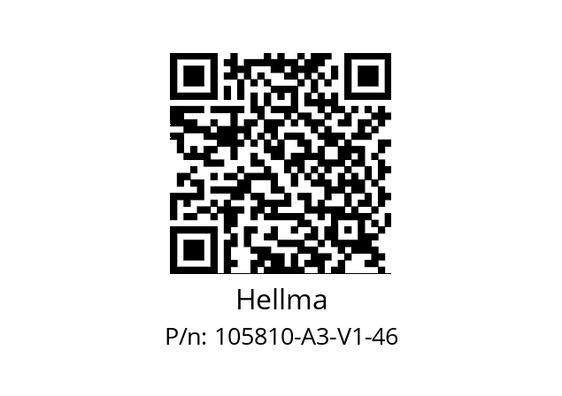   Hellma 105810-A3-V1-46