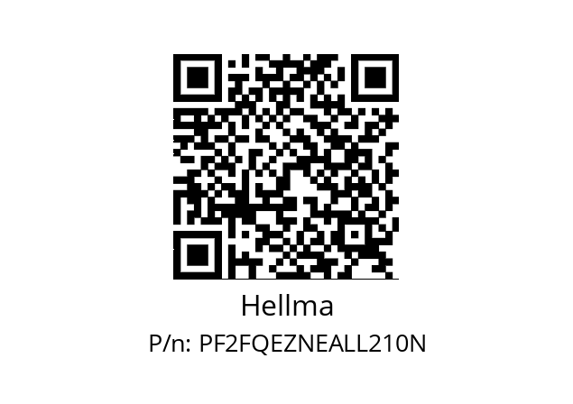   Hellma PF2FQEZNEALL210N