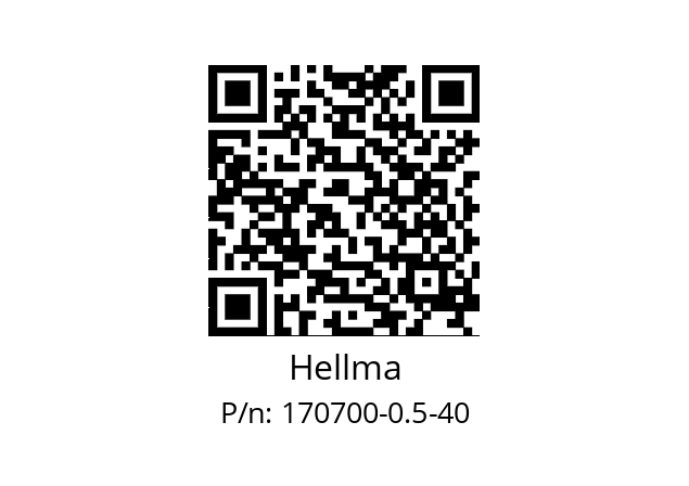   Hellma 170700-0.5-40