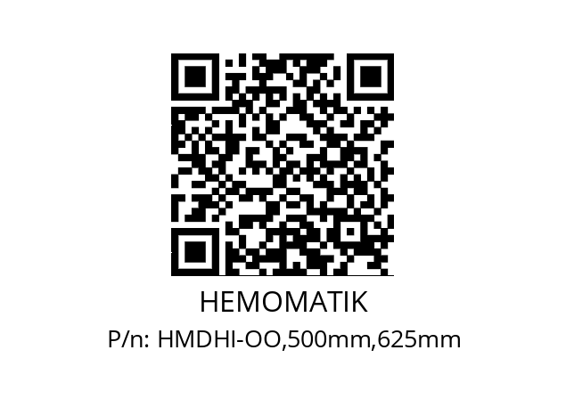   HEMOMATIK HMDHI-OO,500mm,625mm