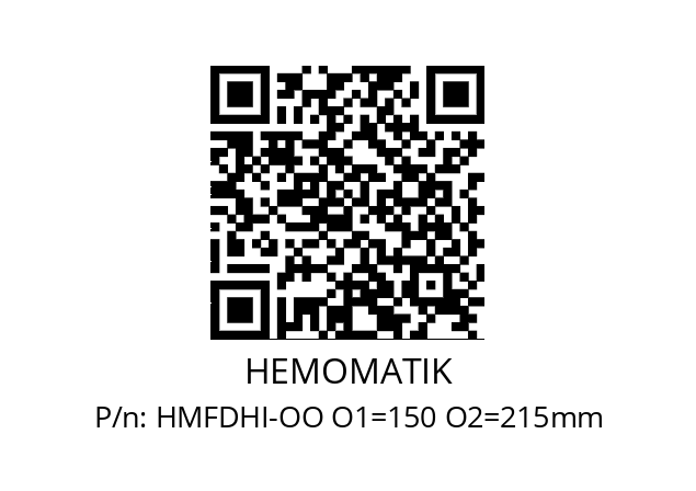   HEMOMATIK HMFDHI-OO O1=150 O2=215mm