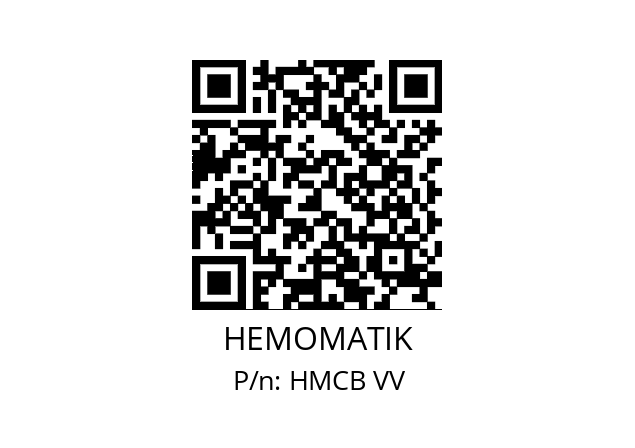   HEMOMATIK HMCB VV