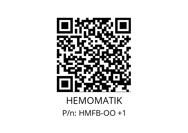   HEMOMATIK HMFB-OO +1