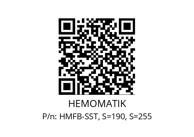   HEMOMATIK HMFB-SST, S=190, S=255