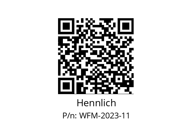   Hennlich WFM-2023-11