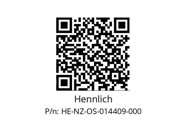   Hennlich HE-NZ-OS-014409-000