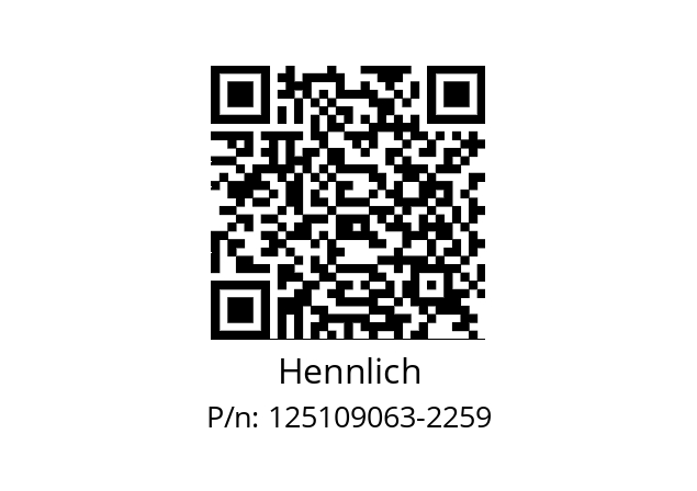   Hennlich 125109063-2259