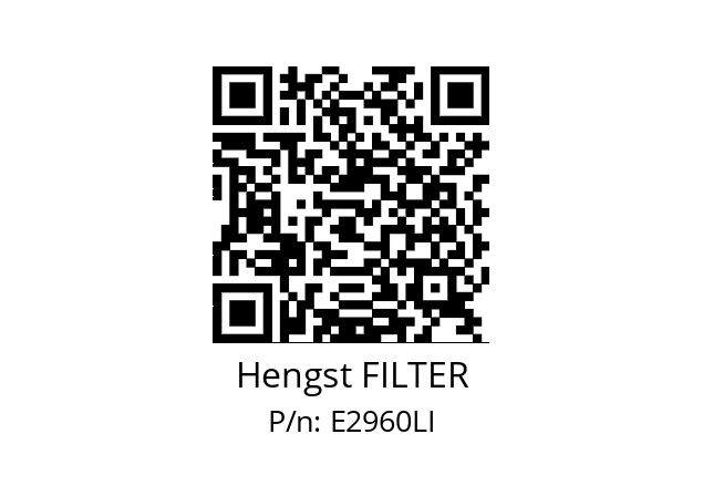   Hengst FILTER E2960LI