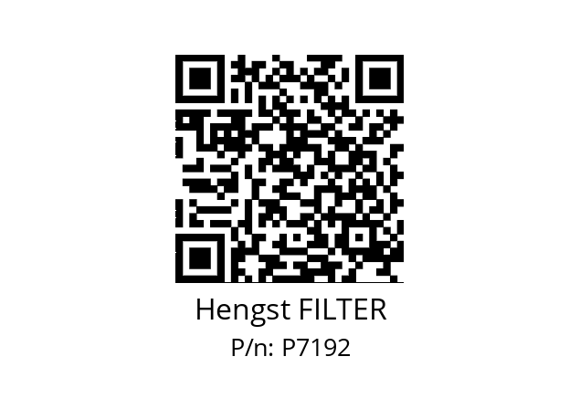   Hengst FILTER P7192