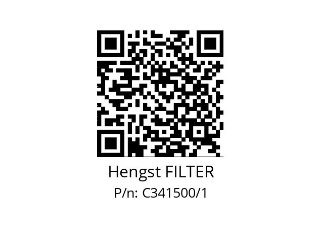   Hengst FILTER C341500/1