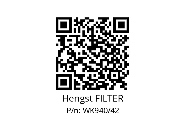   Hengst FILTER WK940/42