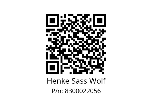   Henke Sass Wolf 8300022056