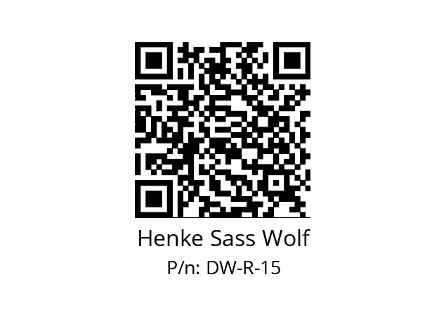   Henke Sass Wolf DW-R-15