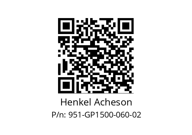   Henkel Acheson 951-GP1500-060-02