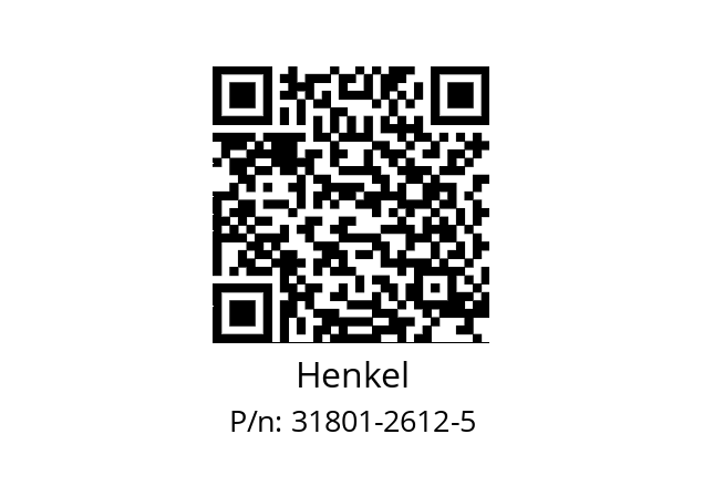   Henkel 31801-2612-5