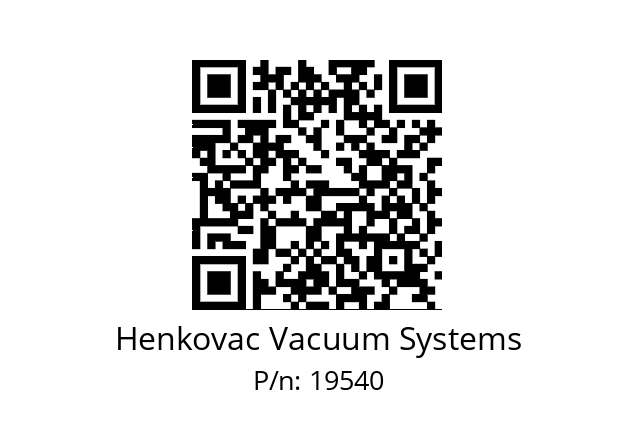   Henkovac Vacuum Systems 19540