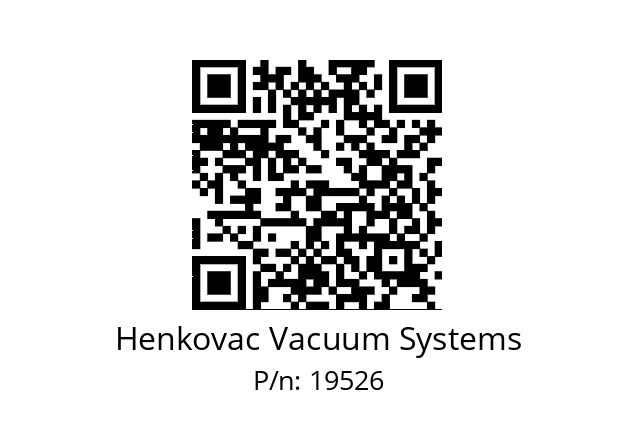   Henkovac Vacuum Systems 19526