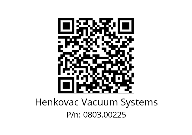   Henkovac Vacuum Systems 0803.00225