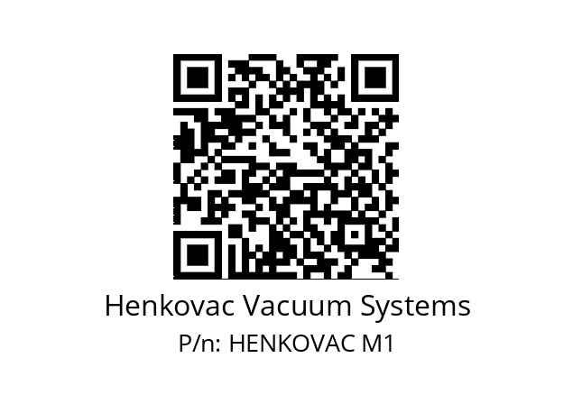   Henkovac Vacuum Systems HENKOVAC M1