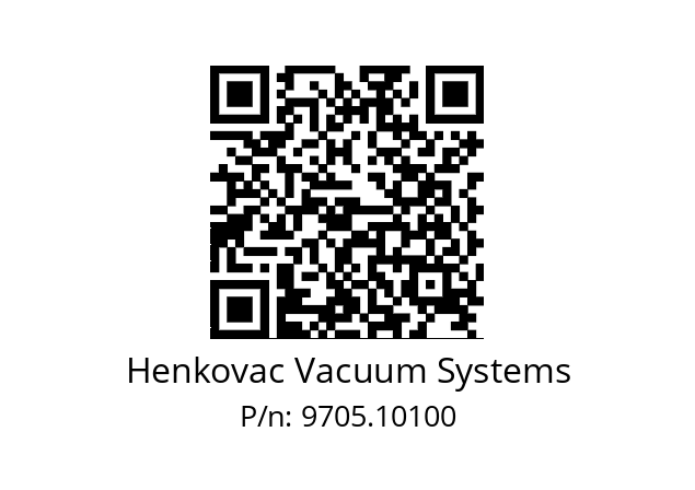   Henkovac Vacuum Systems 9705.10100