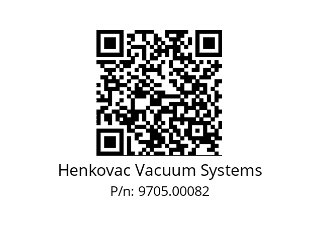   Henkovac Vacuum Systems 9705.00082