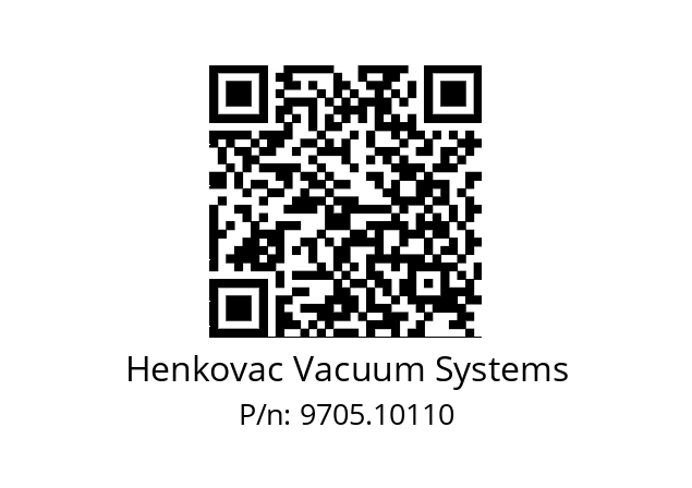   Henkovac Vacuum Systems 9705.10110