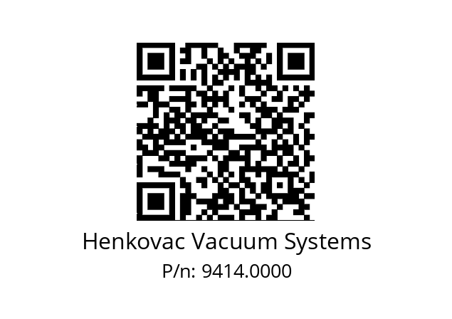   Henkovac Vacuum Systems 9414.0000