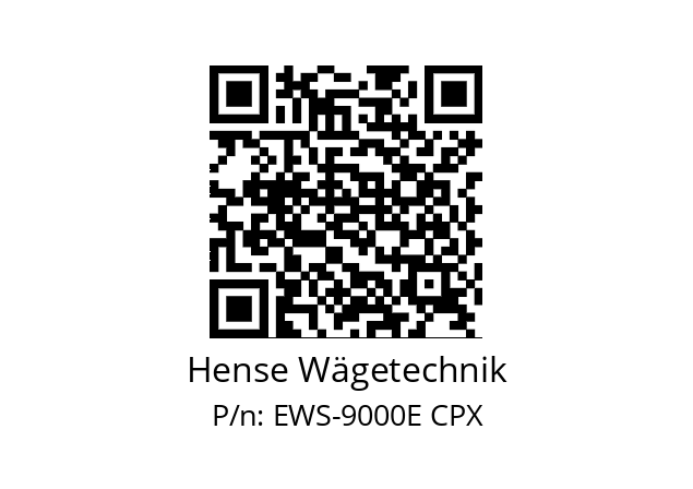   Hense Wägetechnik EWS-9000E CPX