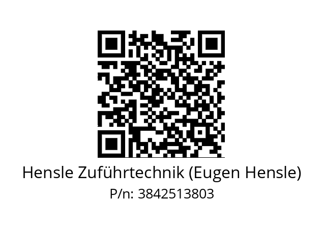   Hensle Zuführtechnik (Eugen Hensle) 3842513803