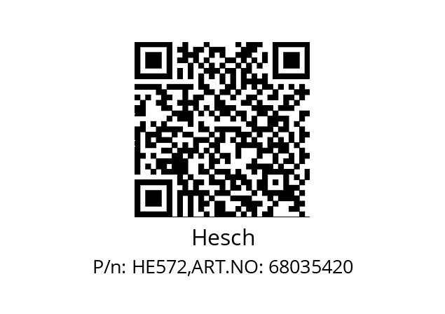   Hesch HE572,ART.NO: 68035420