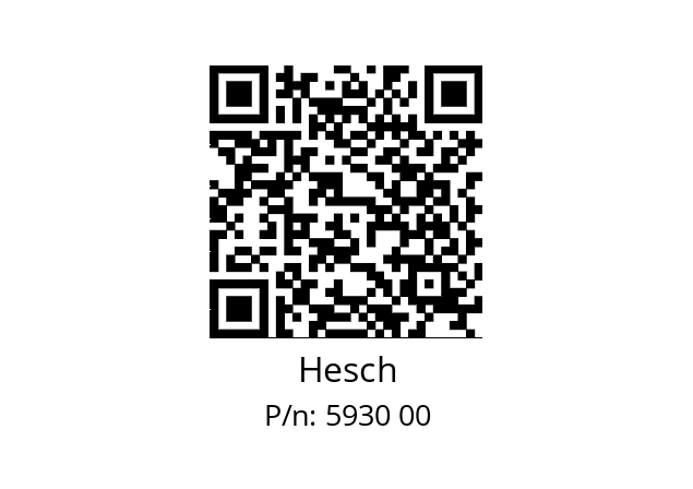   Hesch 5930 00