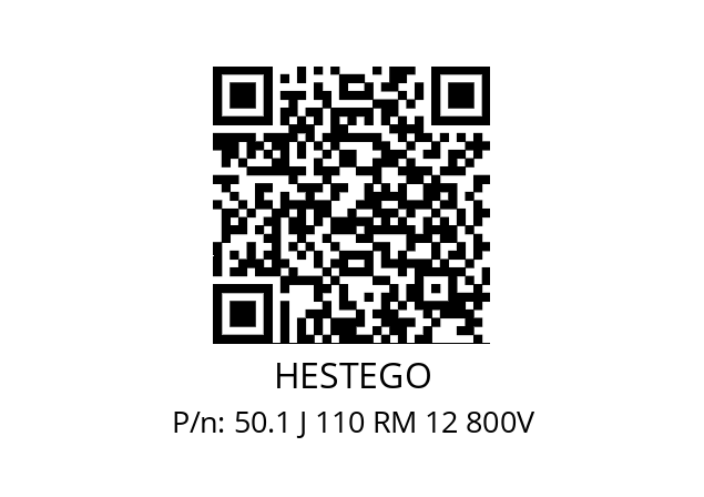   HESTEGO 50.1 J 110 RM 12 800V