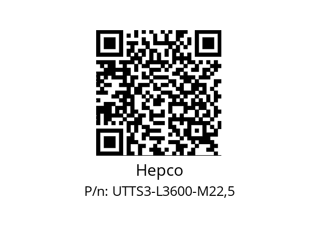   Hepco UTTS3-L3600-M22,5