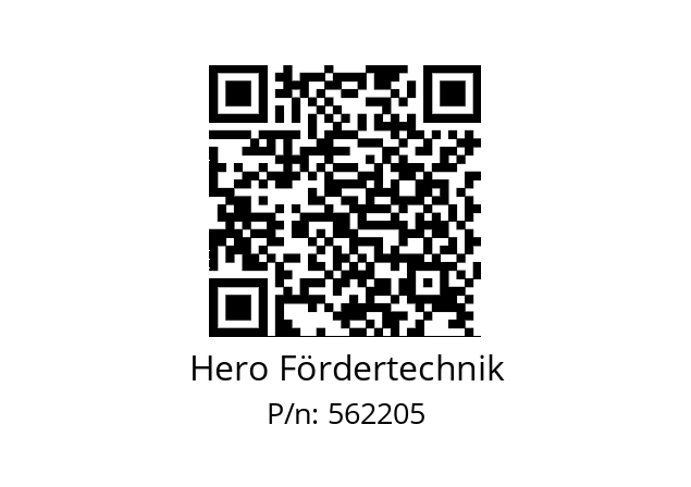   Hero Fördertechnik 562205