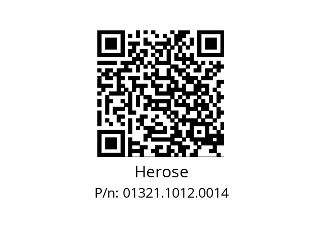   Herose 01321.1012.0014