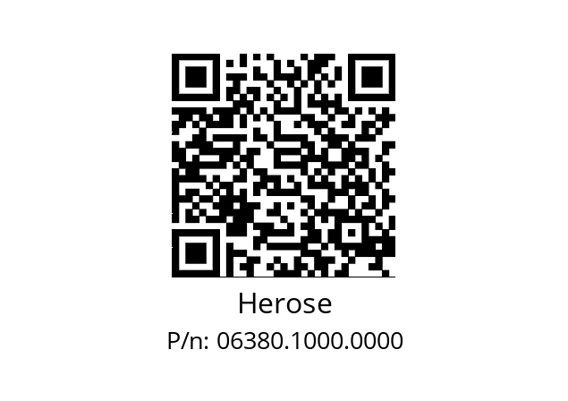   Herose 06380.1000.0000