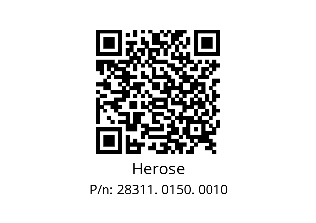   Herose 28311. 0150. 0010