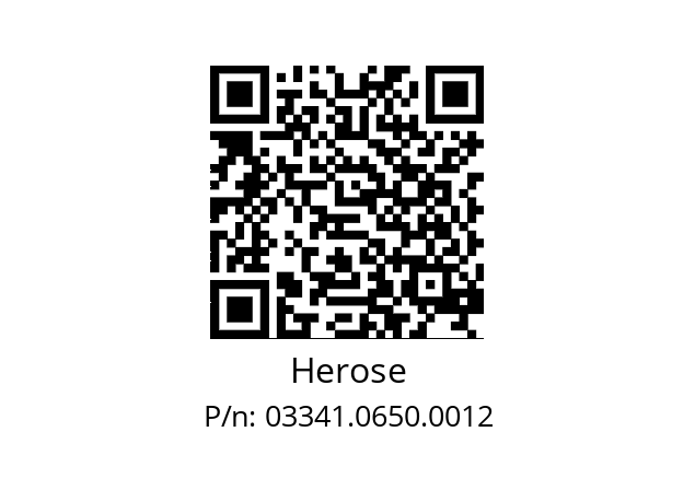   Herose 03341.0650.0012