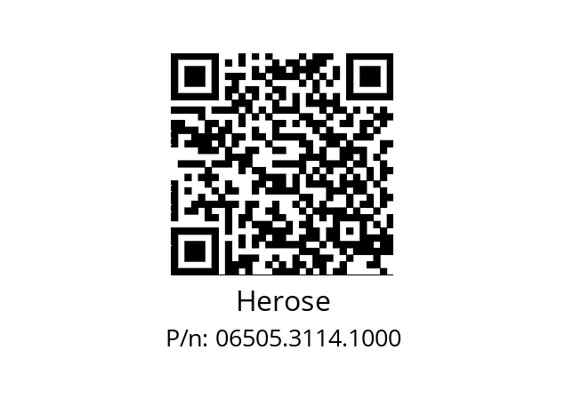   Herose 06505.3114.1000