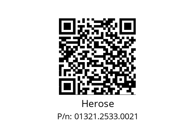   Herose 01321.2533.0021