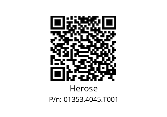   Herose 01353.4045.T001