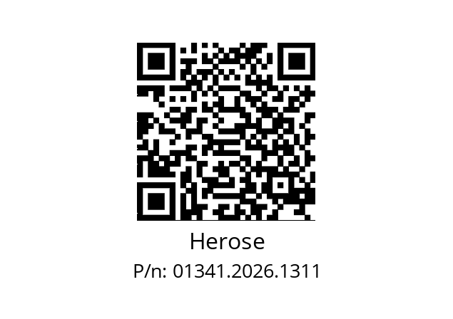   Herose 01341.2026.1311