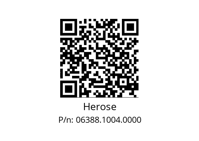   Herose 06388.1004.0000