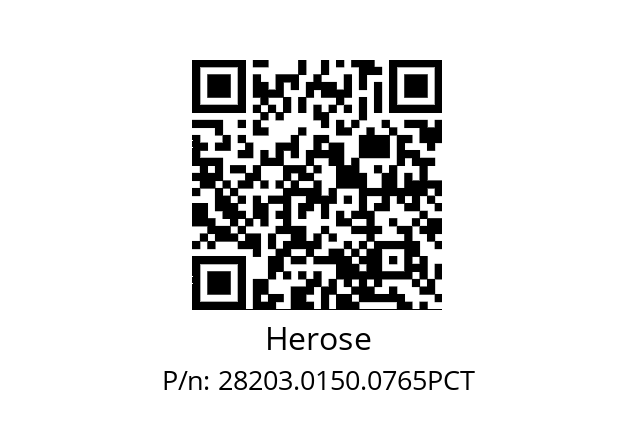   Herose 28203.0150.0765PCT