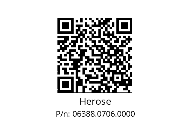   Herose 06388.0706.0000