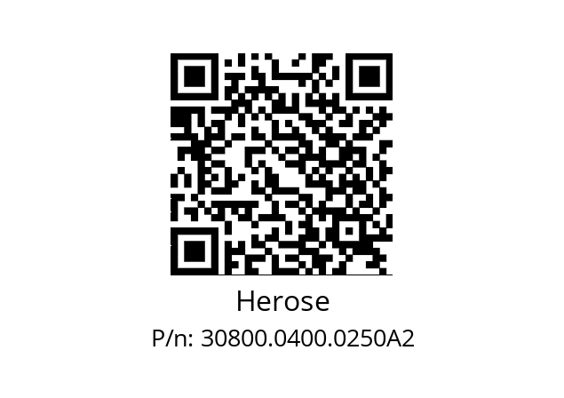   Herose 30800.0400.0250A2