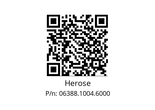   Herose 06388.1004.6000